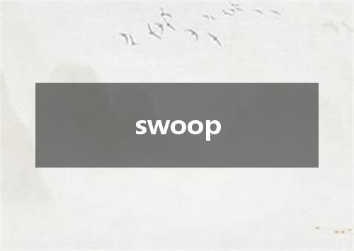 swoop是什么意思
