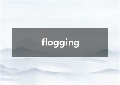 flogging是什么意思