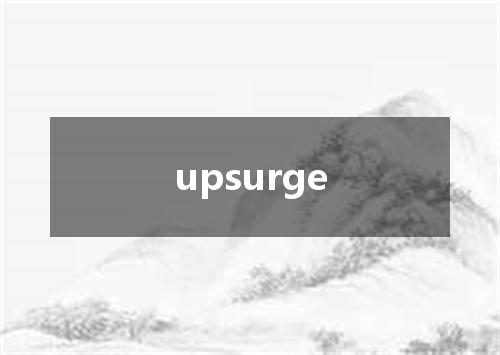 upsurge是什么意思