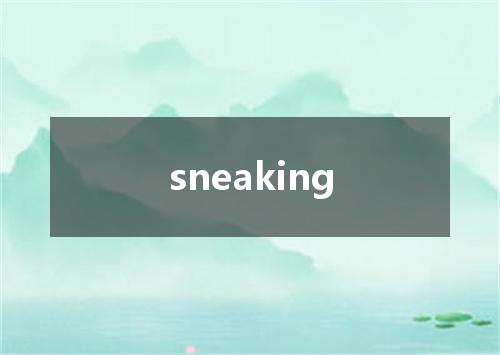sneaking是什么意思