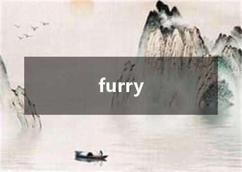 furry是什么意思