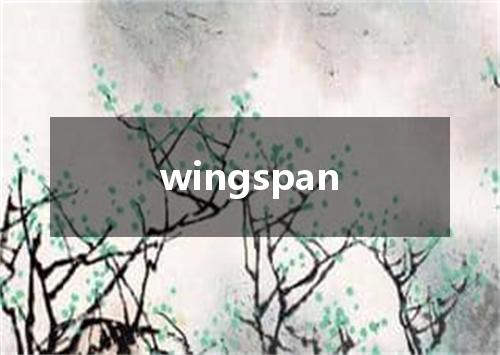 wingspan是什么意思