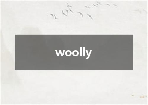 woolly是什么意思