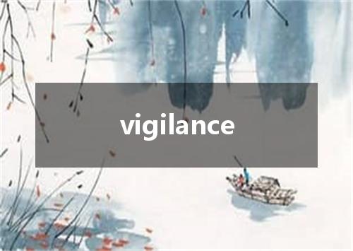 vigilance是什么意思