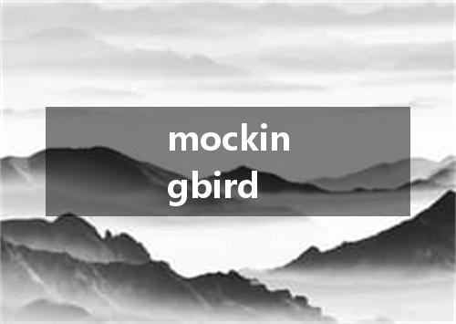 mockingbird是什么意思