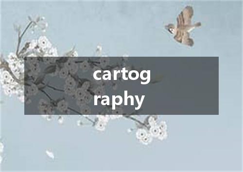 cartography是什么意思
