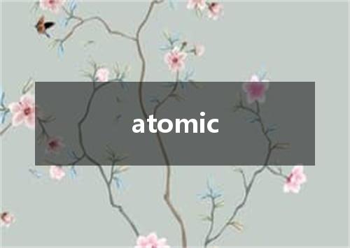 atomic是什么意思