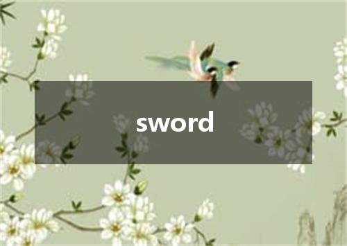 sword是什么意思