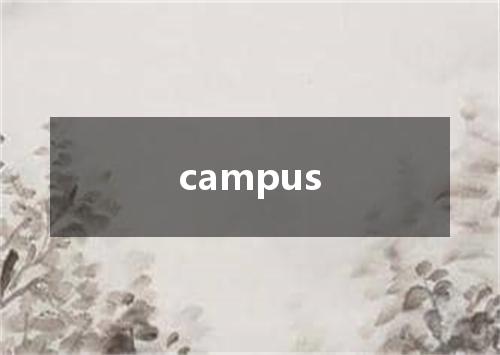 campus是什么意思