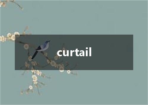 curtail是什么意思