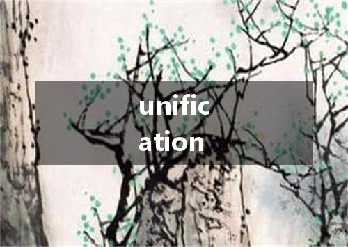 unification是什么意思