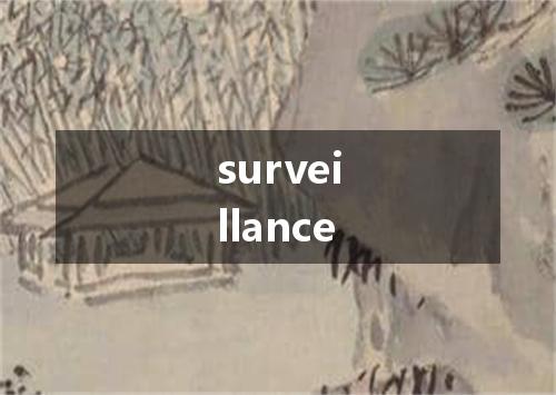 surveillance是什么意思