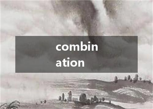 combination是什么意思