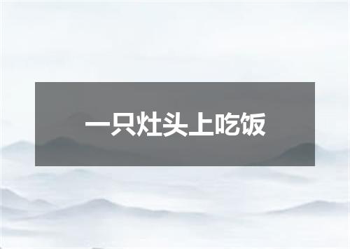 一只灶头上吃饭