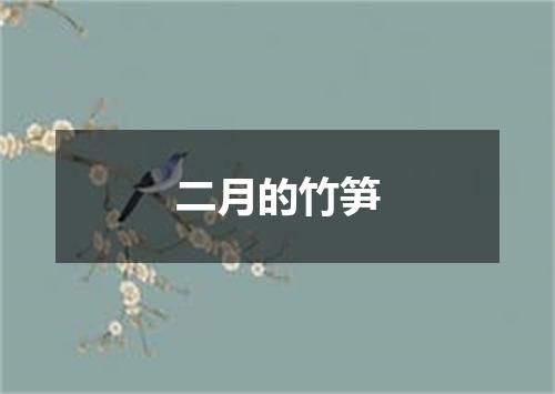 二月的竹笋