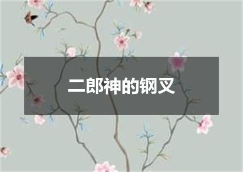 二郎神的钢叉
