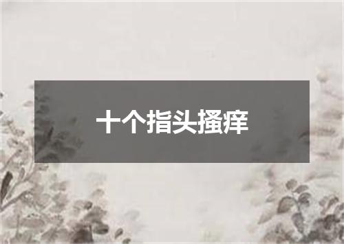 十个指头搔痒