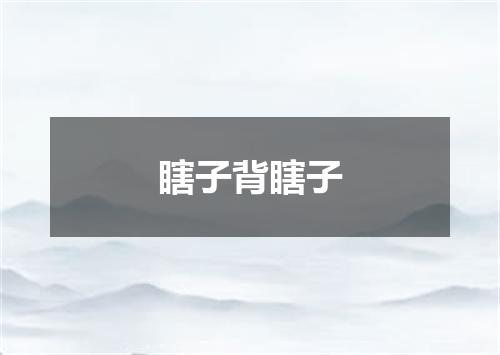 瞎子背瞎子