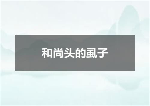 和尚头的虱子