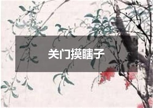 关门摸瞎子