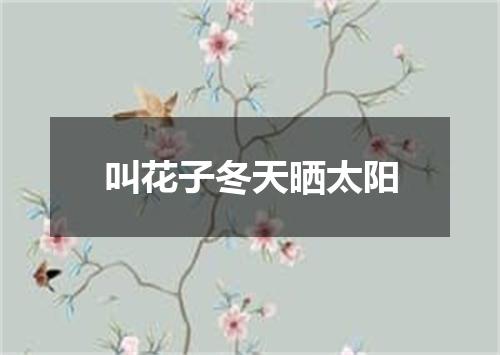 叫花子冬天晒太阳