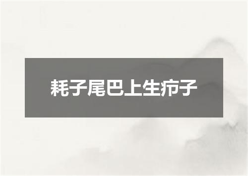 耗子尾巴上生疖子