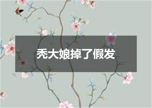 秃大娘掉了假发