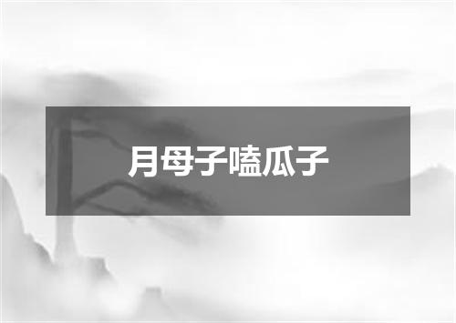 月母子嗑瓜子