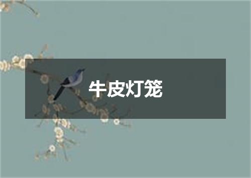 牛皮灯笼