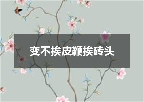 变不挨皮鞭挨砖头