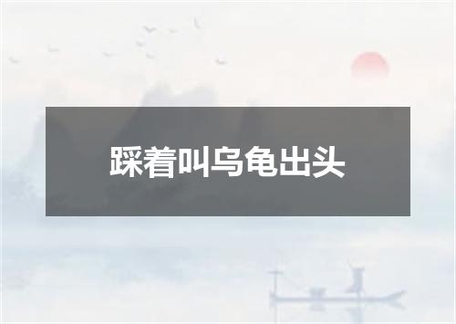 踩着叫乌龟出头