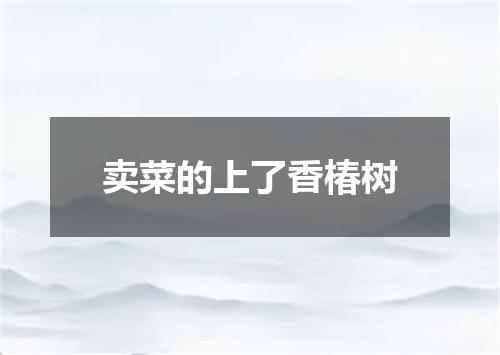 卖菜的上了香椿树