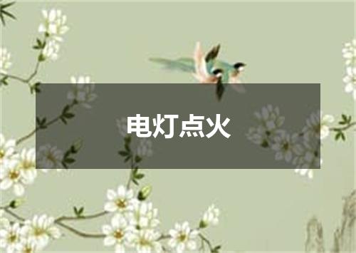 电灯点火
