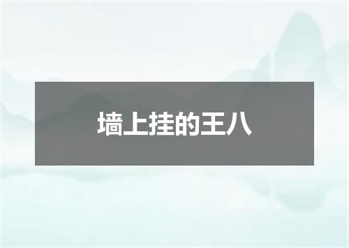 墙上挂的王八