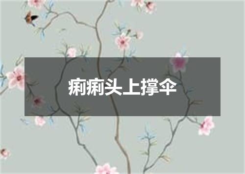 痢痢头上撑伞