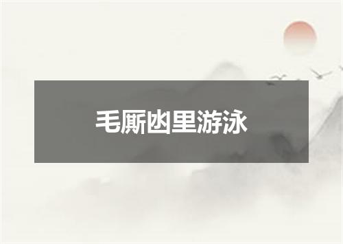 毛厮凼里游泳