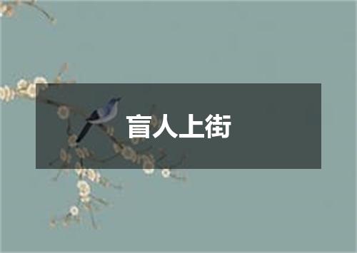 盲人上街