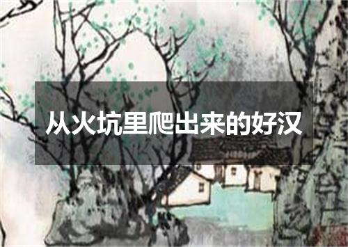 从火坑里爬出来的好汉