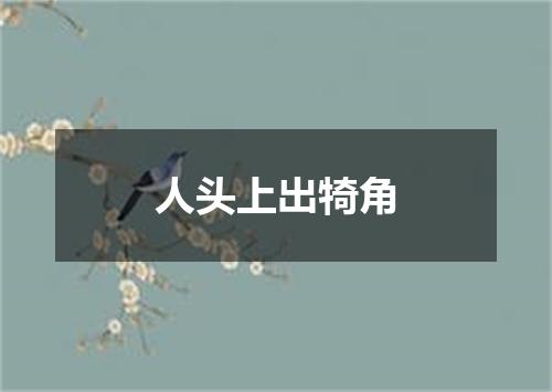 人头上出犄角