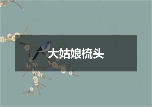 大姑娘梳头