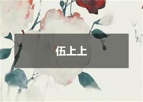 伍上上
