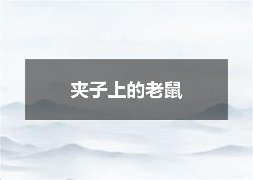 夹子上的老鼠