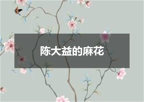 陈大益的麻花