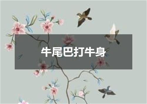 牛尾巴打牛身