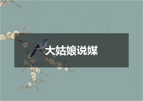 大姑娘说媒