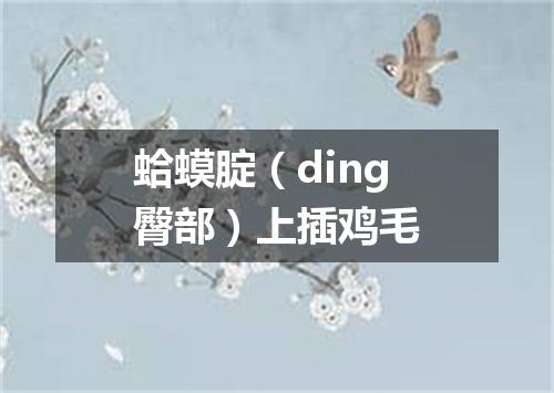 蛤蟆腚（ding臀部）上插鸡毛