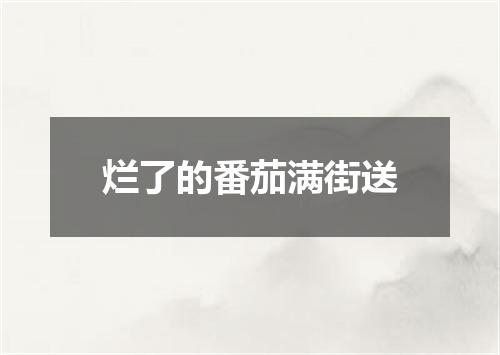 烂了的番茄满街送