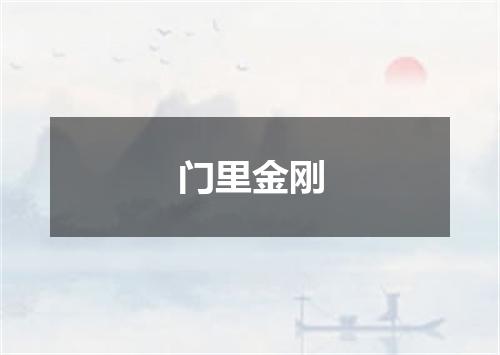 门里金刚