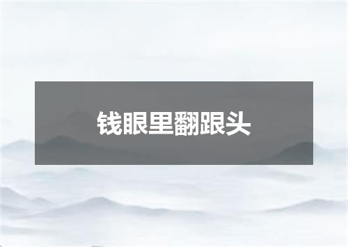 钱眼里翻跟头
