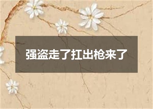 强盗走了扛出枪来了